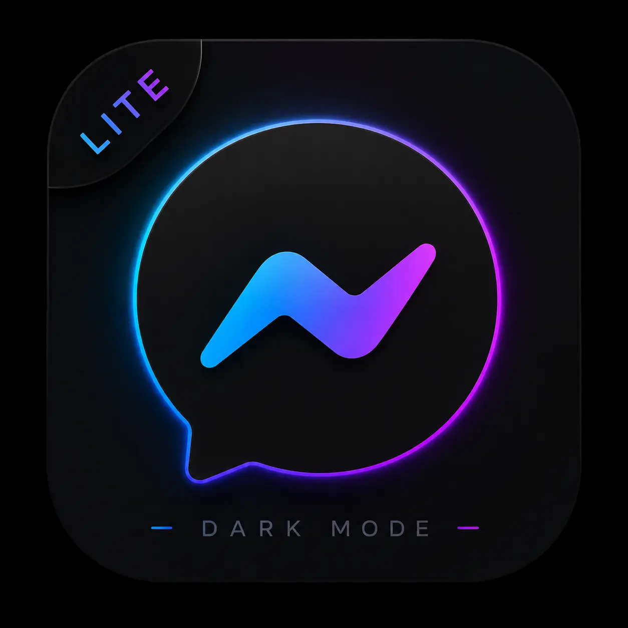 Messenger Lite Dark Mode Apk